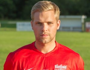 Binfield FC defender Alex Walton. Photo: Colin Byers.