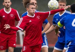 Bracknell Town FC's Ben Hall. Photo: Richard Claypole.