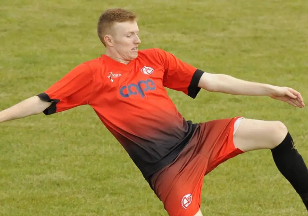 Kai Parton-Edey of AFC Aldermaston. Photo: Mark Pugh.