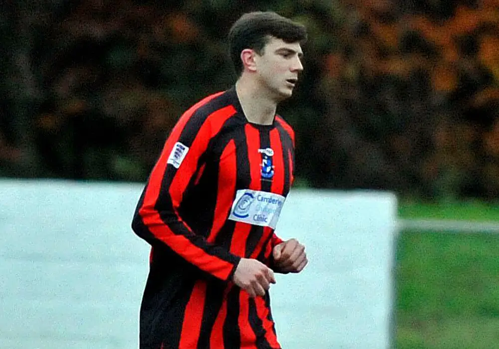 Finchampstead FC's Harry Swabey. Photo: Mark Pugh.