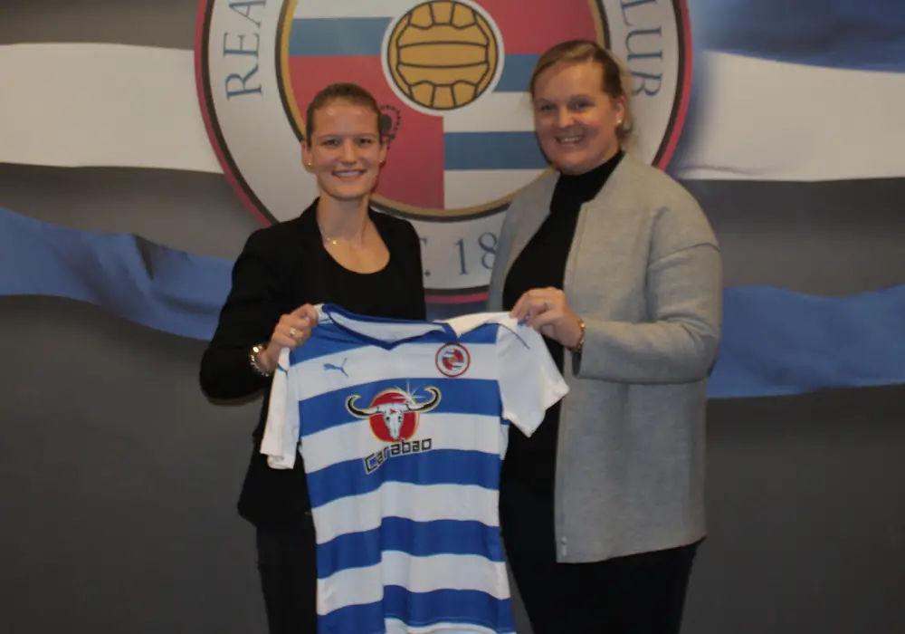 Mandy Van Den Berg is unveiled by Reading FC Women.