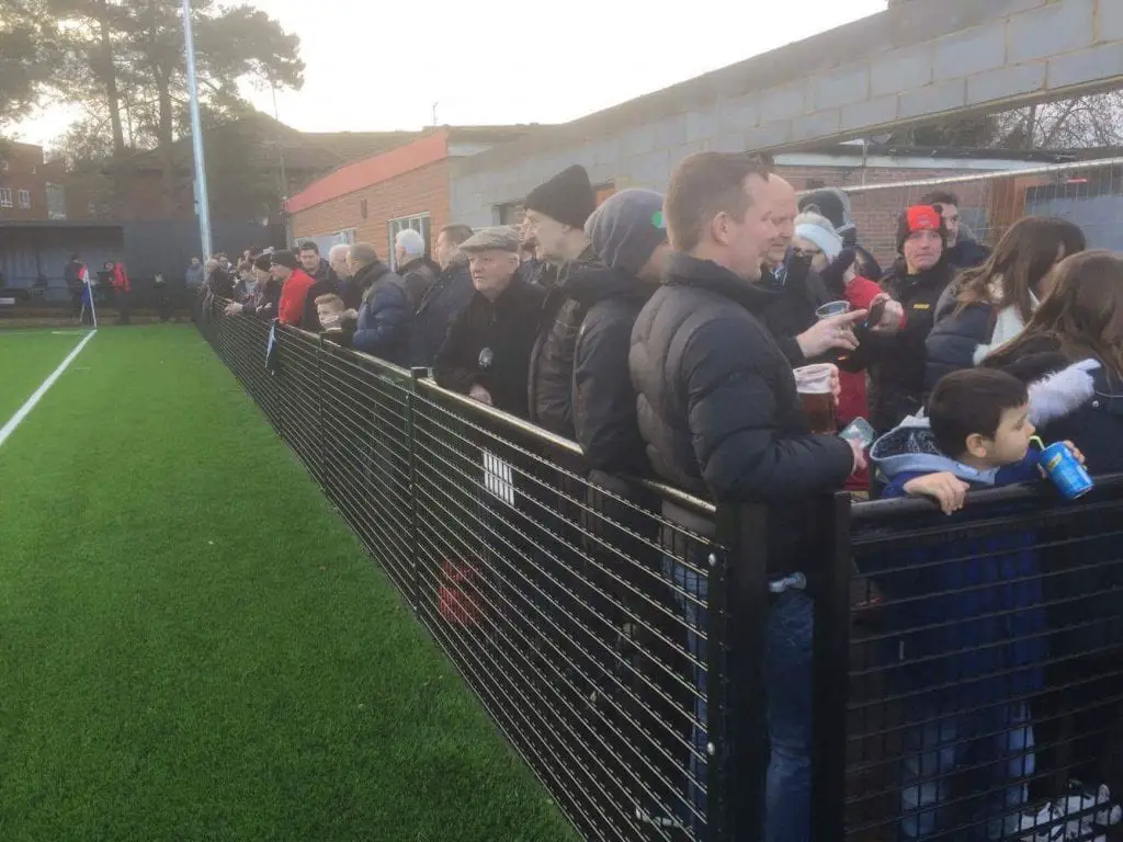 178 watched Bracknell Town vs Tuffley Rovers at Larges Lane. Photo: Neil Graham.