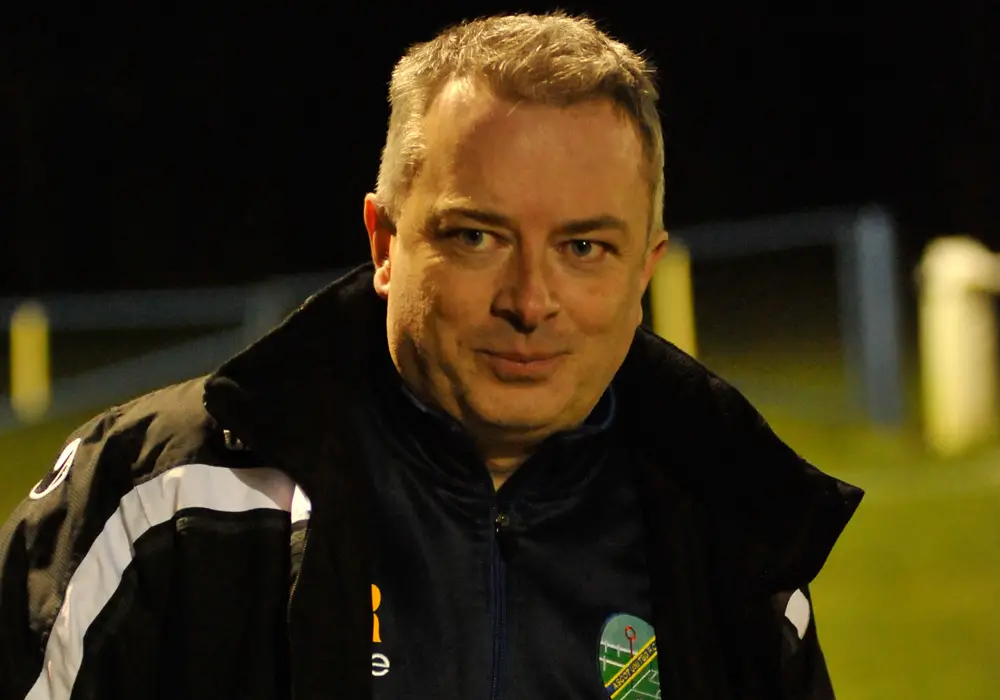 Ascot United manager Neil Richards. Photo: Mark Pugh.