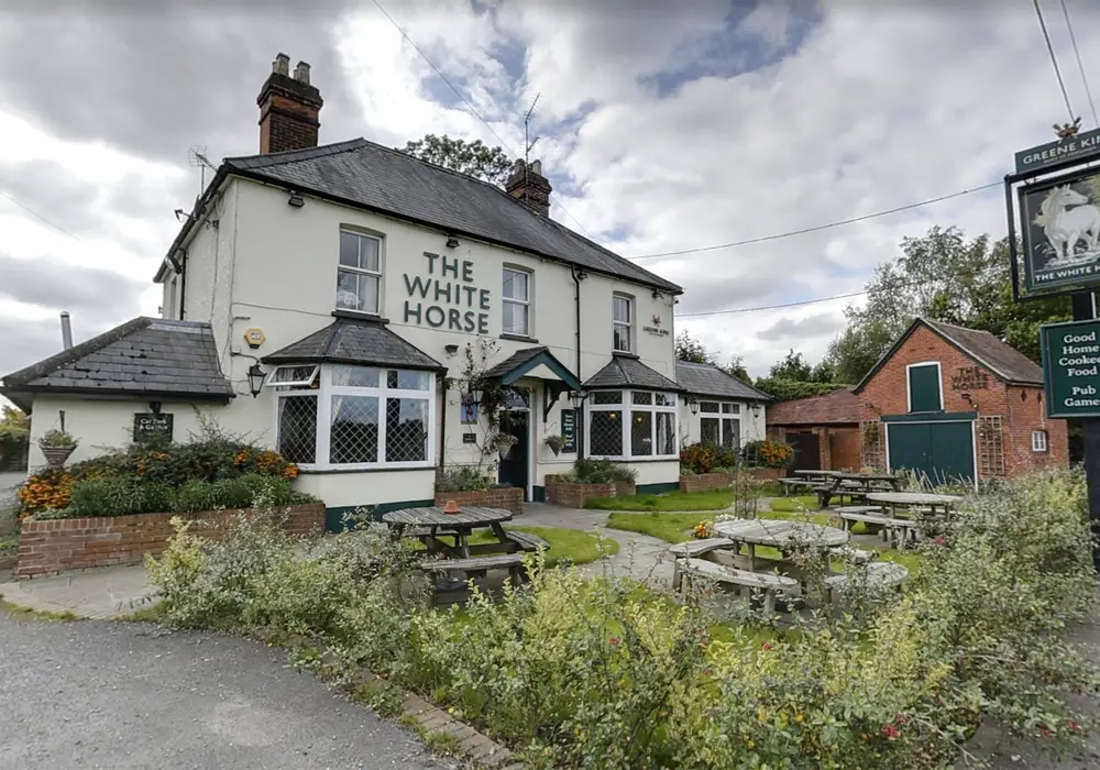 The White Horse Pub on Easthampstead Road, Wokingham. Photo: Google Streetview.