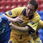 David Tuttle in action for Millwall.