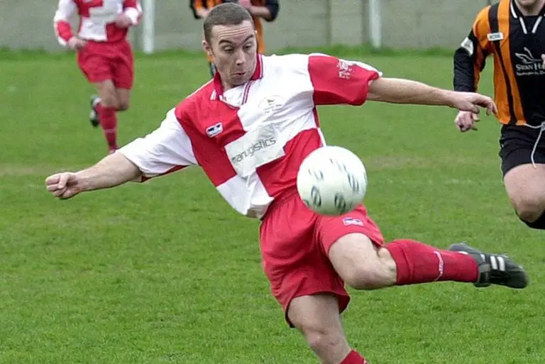 Bracknell Town striking legend Justin Day.