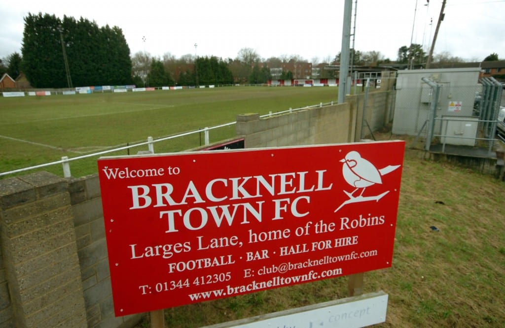 The view across Larges Lane, Bracknell.