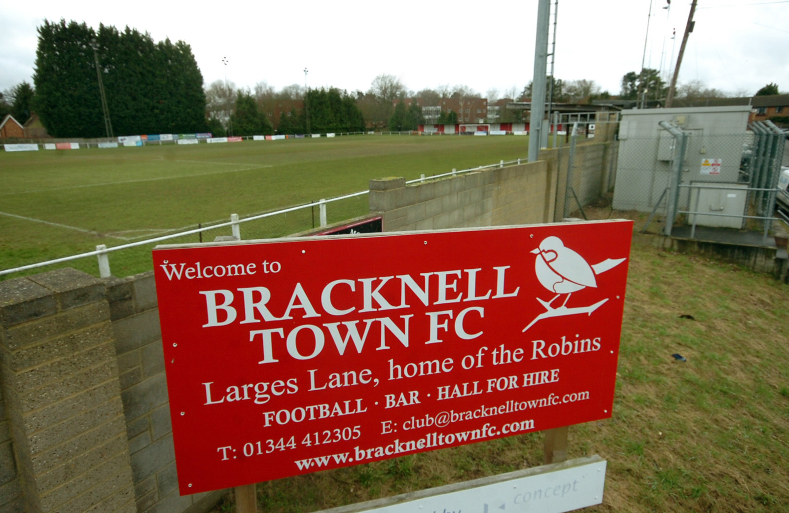 The view across Larges Lane, Bracknell.