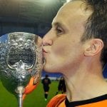 Wokingham & Emmbrook Captain Grant Lewin with the Reading Senior Cup in 2014. Photo: getreading.co.uk