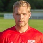 Binfield FC defender Alex Walton. Photo: Colin Byers.