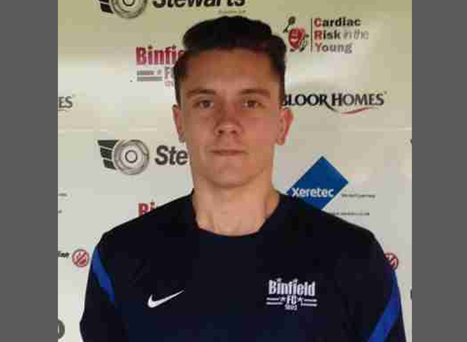 Binfield Reserves manager Ellis Woods. Photo: Colin Byers.