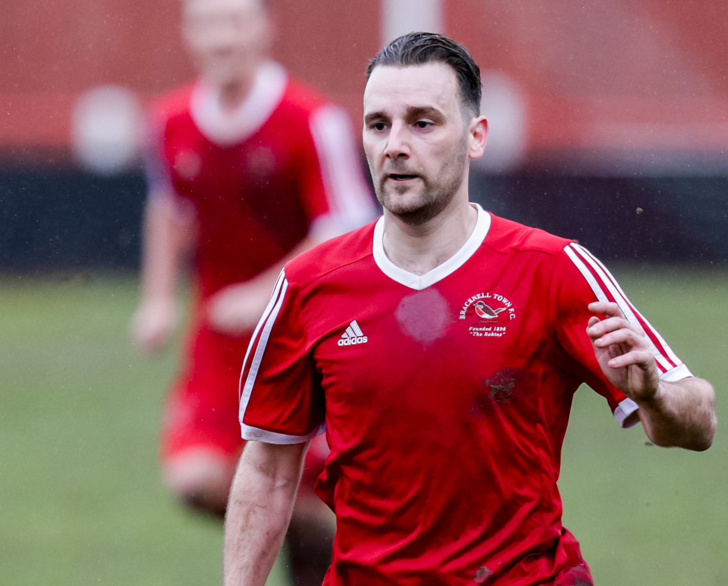Bracknell Town forward Adam Cornell. Photo: Neil Graham.