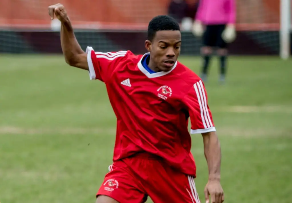 Bracknell Town's Kensley Maloney. Photo: Neil Graham.