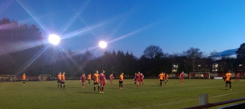 Stylish image of Bracknell Town v Wokingham & Emmbrook at Larges Lane. Photo: Steve Gabb