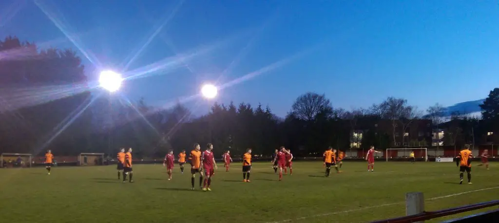 Stylish image of Bracknell Town v Wokingham & Emmbrook at Larges Lane. Photo: Steve Gabb