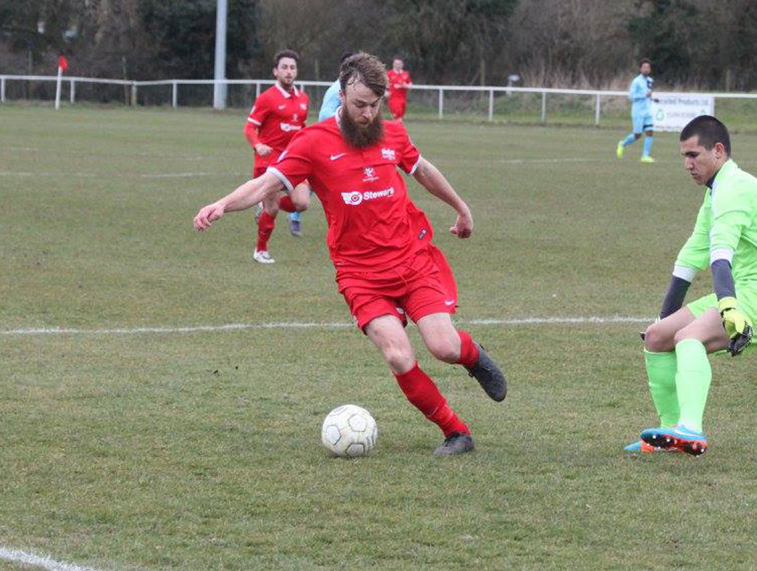 Binfield striker Ethan Jerome. Photo: Richard Milam.