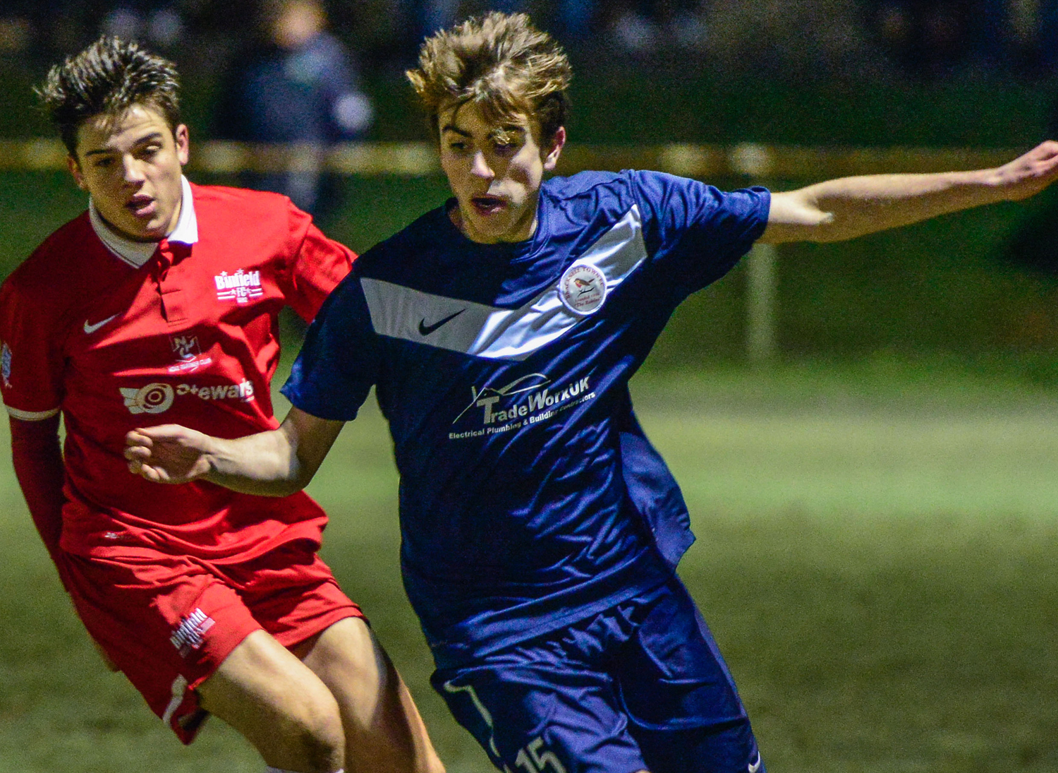 Bracknell Town striker Connor Thorndike. Photo: Connor Sharod-Southam.