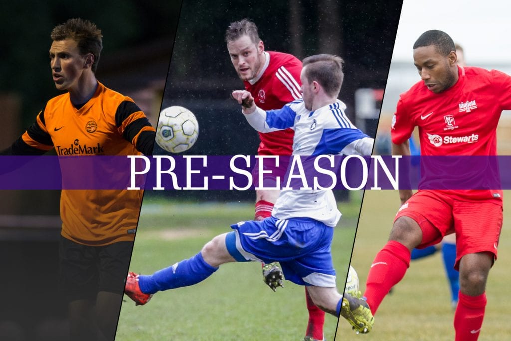 Football in Bracknell pre season graphic