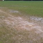 Flooded Larges Lane. A very common site at Bracknell Town. Photo: Chris Day.