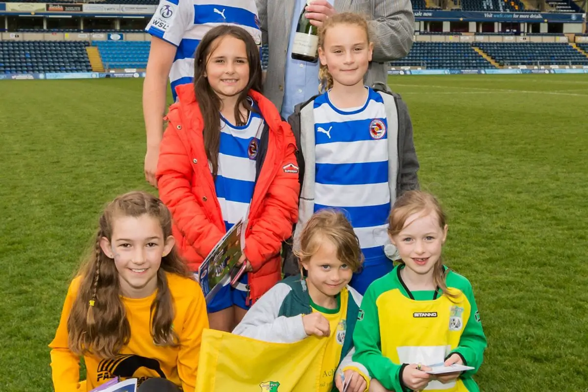 Mascots at Reading FC Women against Sunderland Ladies. Photo: Neil Graham.