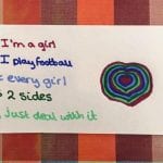 Girls football note