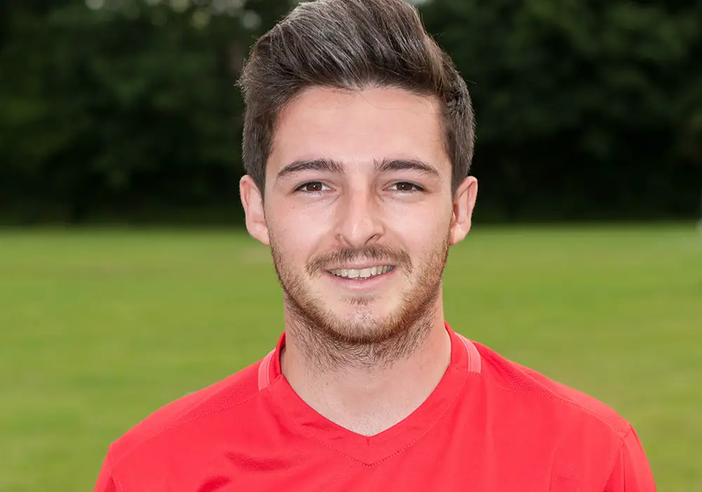 Binfield FC captain Alex Luis. Photo: Colin Byers.