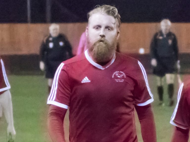 Bracknell Town FC's Callum Whitty. Photo: Neil Graham.