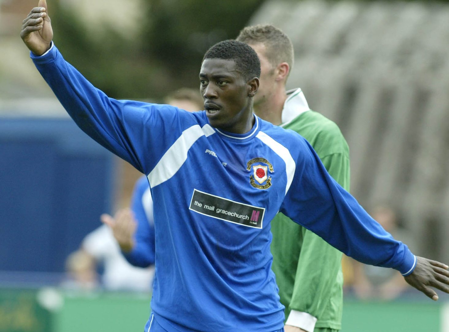 Damien Markman playing for Sutton Coldfield Town. Photo: Birmingham Mail.