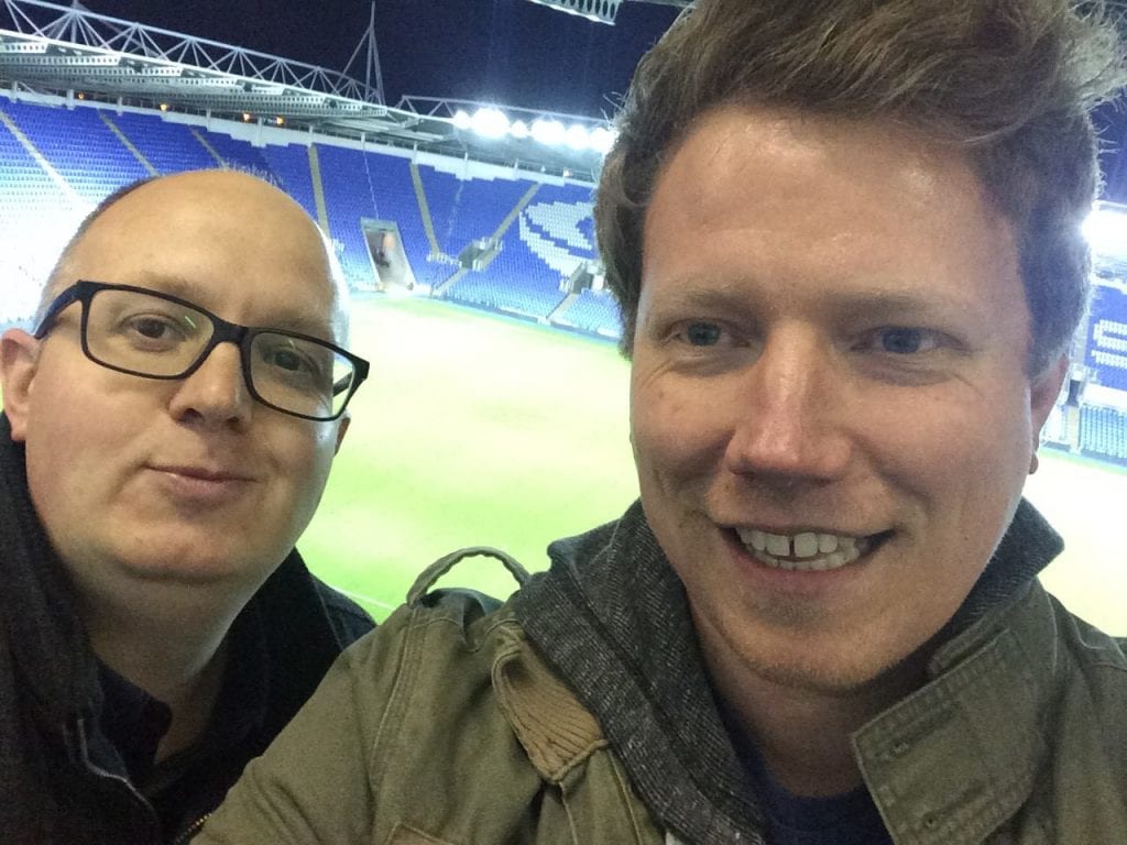 Darrell Freeland and Tom Canning, co-editors of FootballinBracknell.