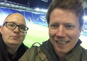 Darrell Freeland and Tom Canning, co-editors of FootballinBracknell.