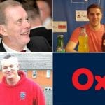 The first #HellenicPanel. Clockwise from top left: Dave Wright, Lewis Rudd, OxOnFootball & James Bartaby.