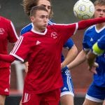 Bracknell Town FC's Ben Hall. Photo: Richard Claypole.