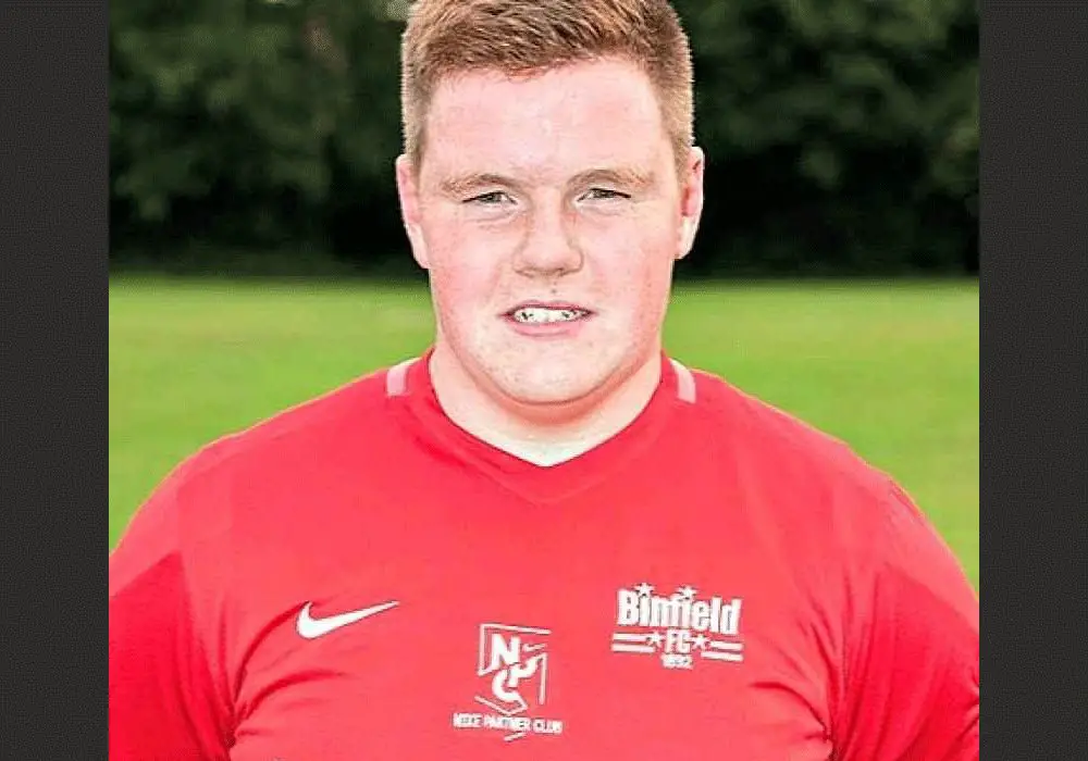 Binfield FC's Charlie Craske. Photo: Colin Byers.