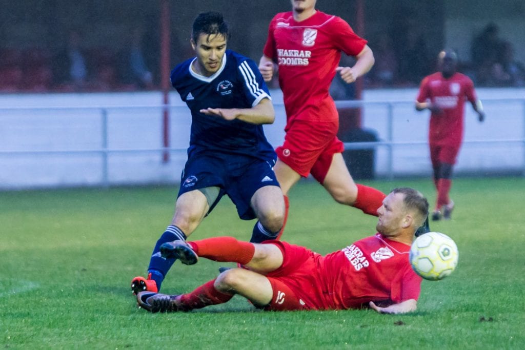 Bracknell Town's Khalid Senussi. Photo: Neil Graham.