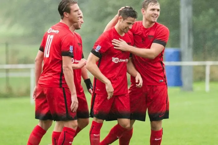 Buckingham Athletic vs Binfield FC in the FA Vase. Photo: Colin Byers.