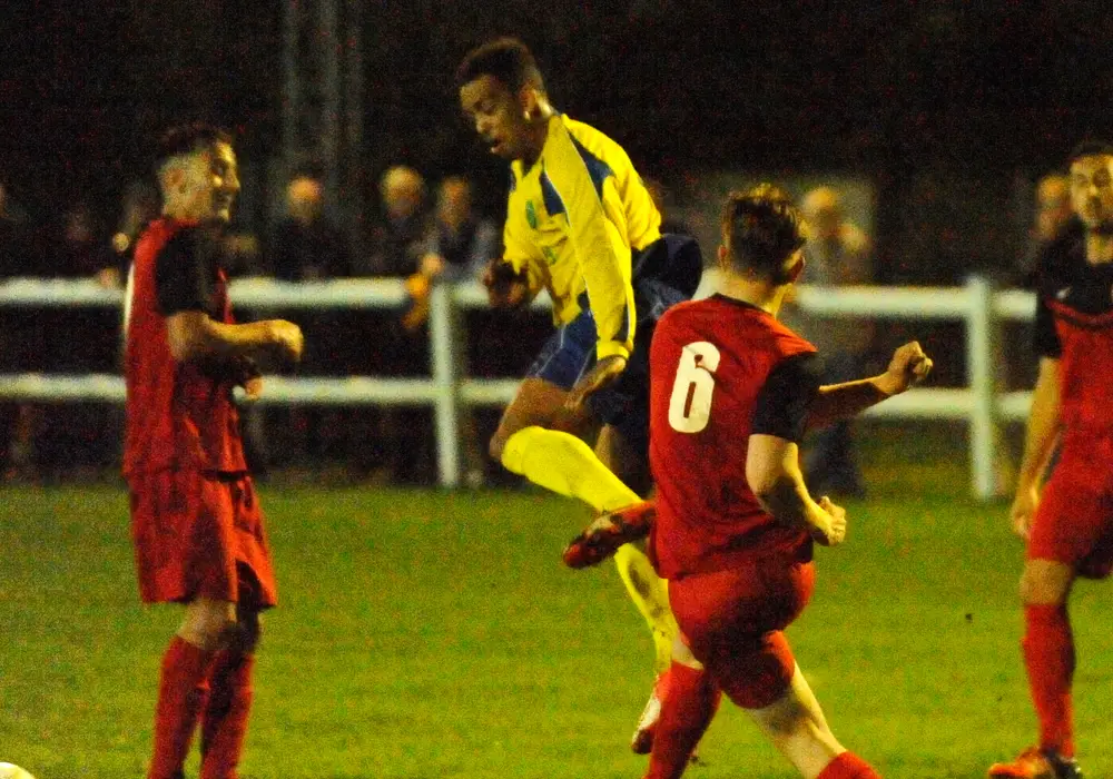 Ascot United's Theo Jones. Photo: Mark Pugh.