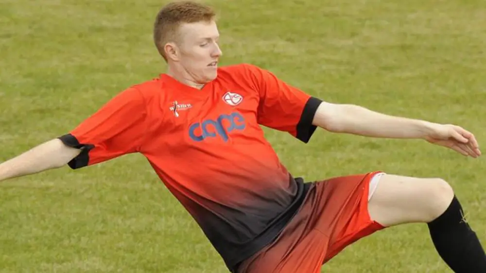 Kai Parton-Edey of AFC Aldermaston. Photo: Mark Pugh.