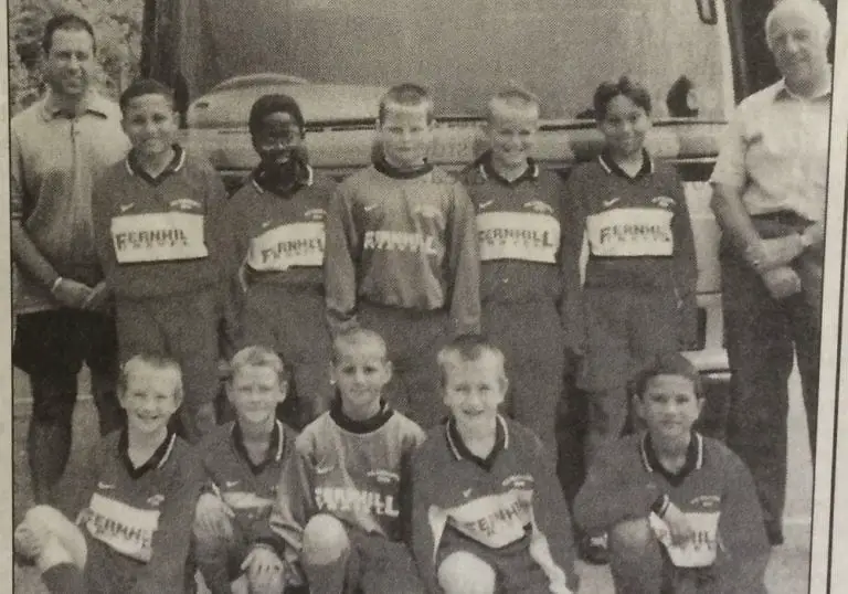 FC Fernhill youngsters in summer 2000. Photo: Wokingham Times.