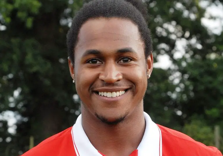 Justin Clayton pictured in a Binfield FC headshot. Photo: Steve Smyth.