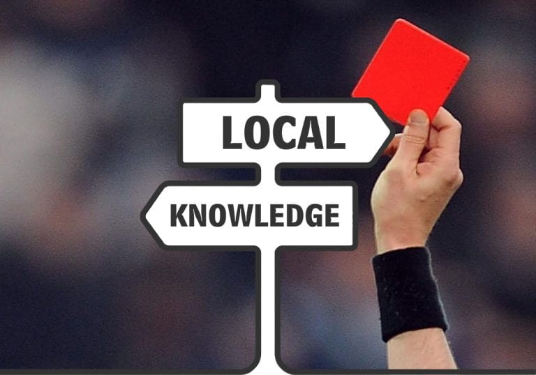 Local Knowledge - fastest red cards in Bracknell.