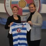 Mandy Van Den Berg is unveiled by Reading FC Women.