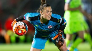 Reading FC Women's goalkeeper Mary Earps. Photo: Neil Graham.