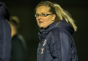 Reading FC Women manager Kelly Chambers. Photo: Neil Graham.