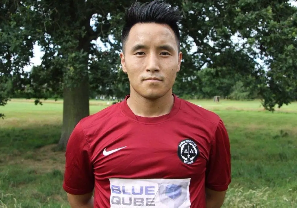 Berks County FC's Ridesh Gurung. Photo: Berks County FC.