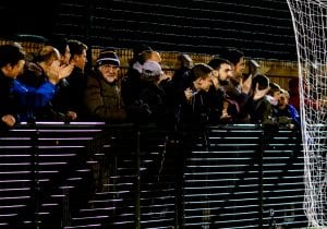 The crowd at Larges Lane Bracknell Town FC. Photo: Neil Graham.