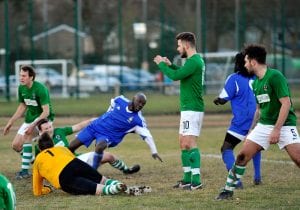 Late heartbreak for Berks County as Highmoor-IBIS equalise. Photo: Mark Pugh.