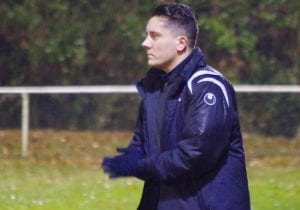 Binfield Reserve team manager Ellis Woods.