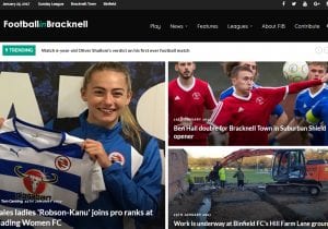 Football in Bracknell screengrab