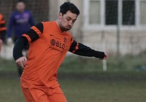Wokingham & Emmbrook striker Matt Booth. Photo: Tom McNelly.