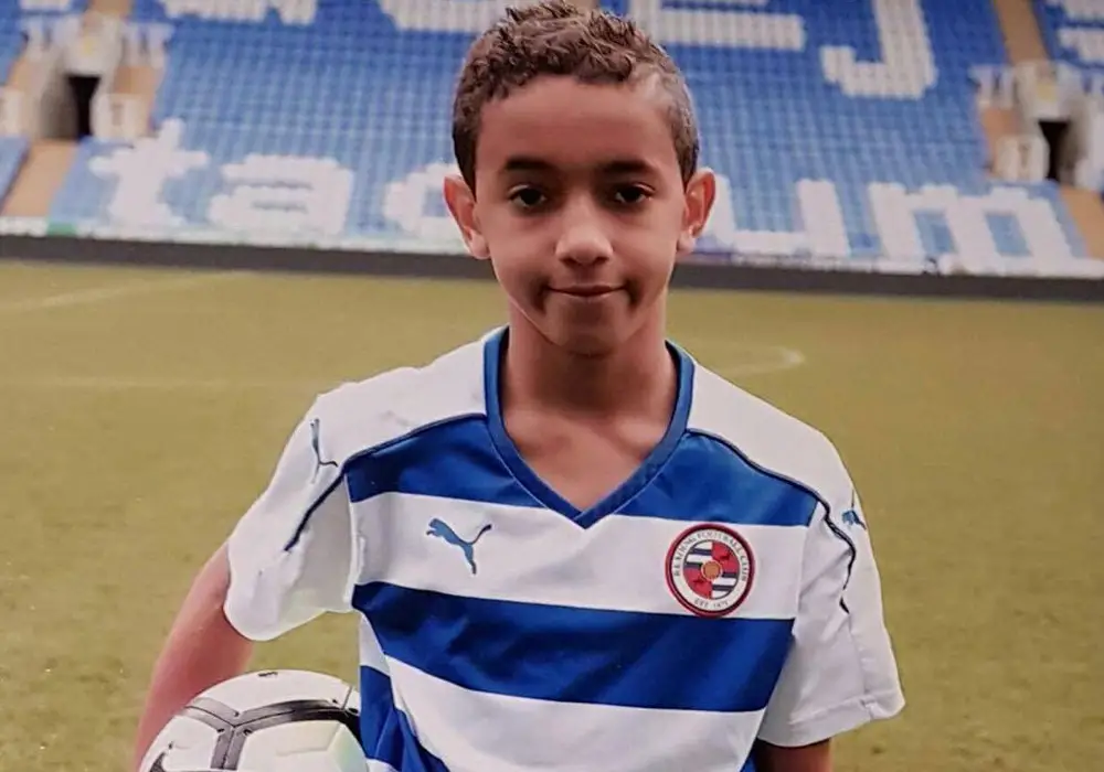 Alex Bourne in Reading FC kit. Photo: Neil Graham.